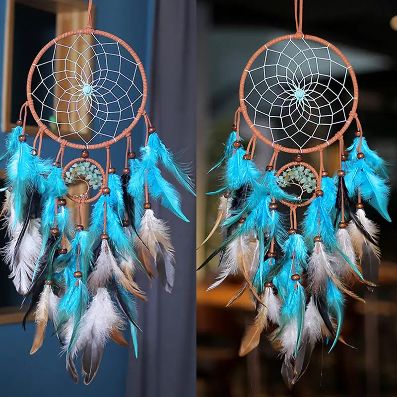Double Circle Tree of Life Dream Catcher