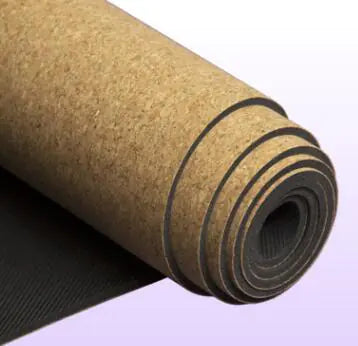 Natural Rubber and Cork Yoga Mat