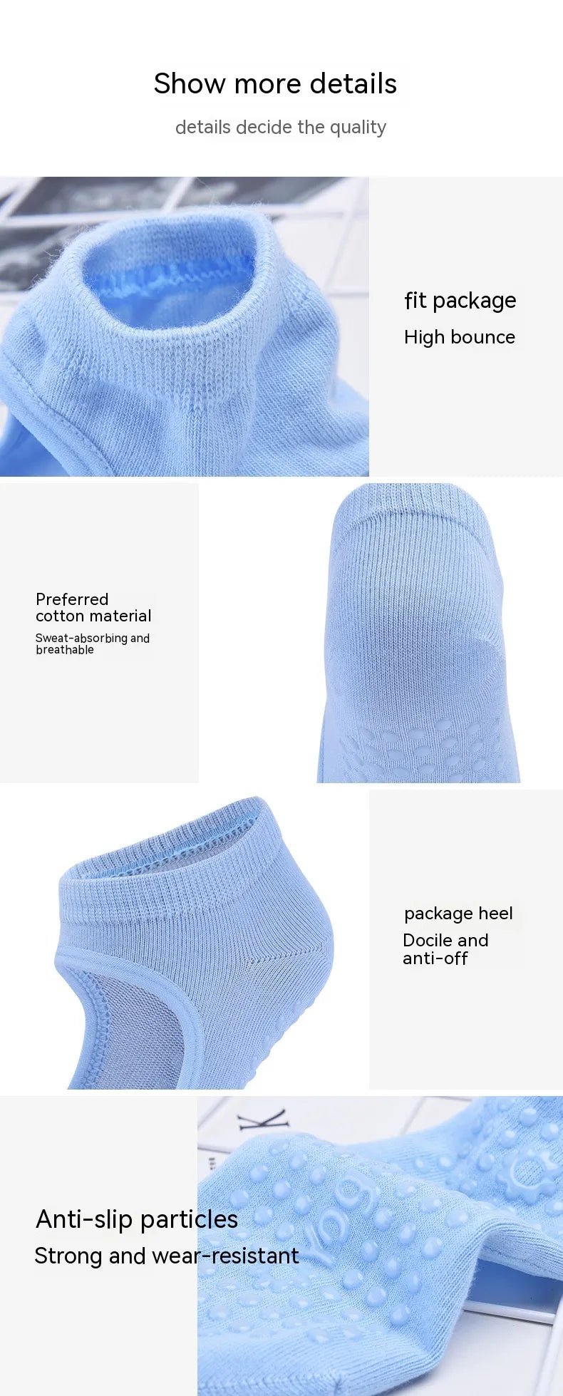 Anti Slip Yoga Socks