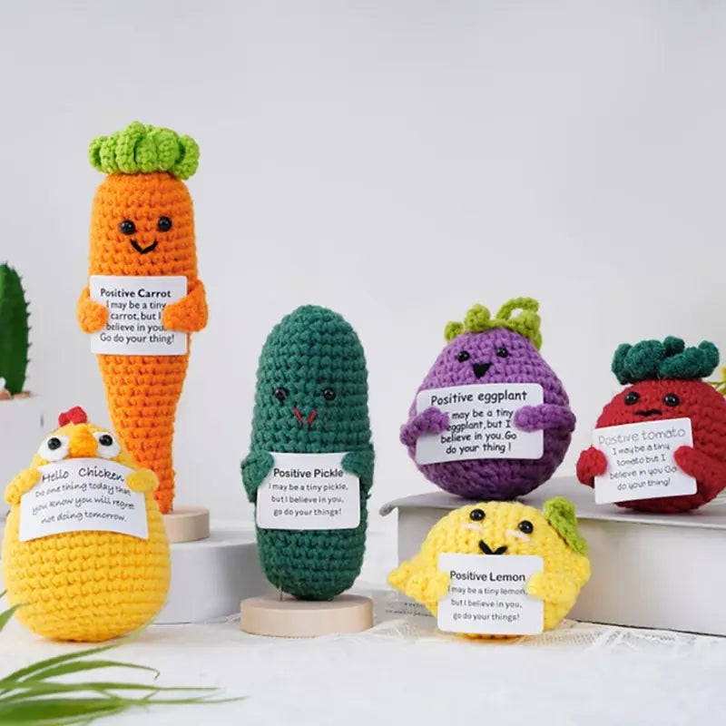 Positive Energy Crocheted Messages