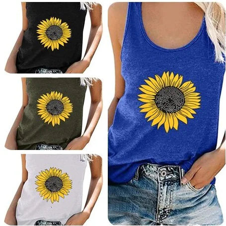 Sunflower Tank Top