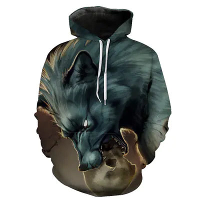 Wolf 3D Hoodie