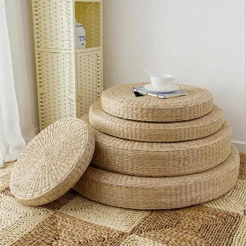 Natural Straw Tatami Seat