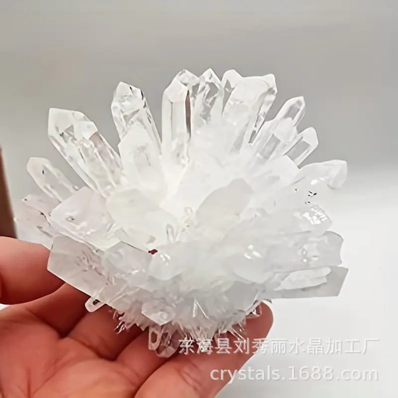 Natural White Crystal Cluster Energy Stone