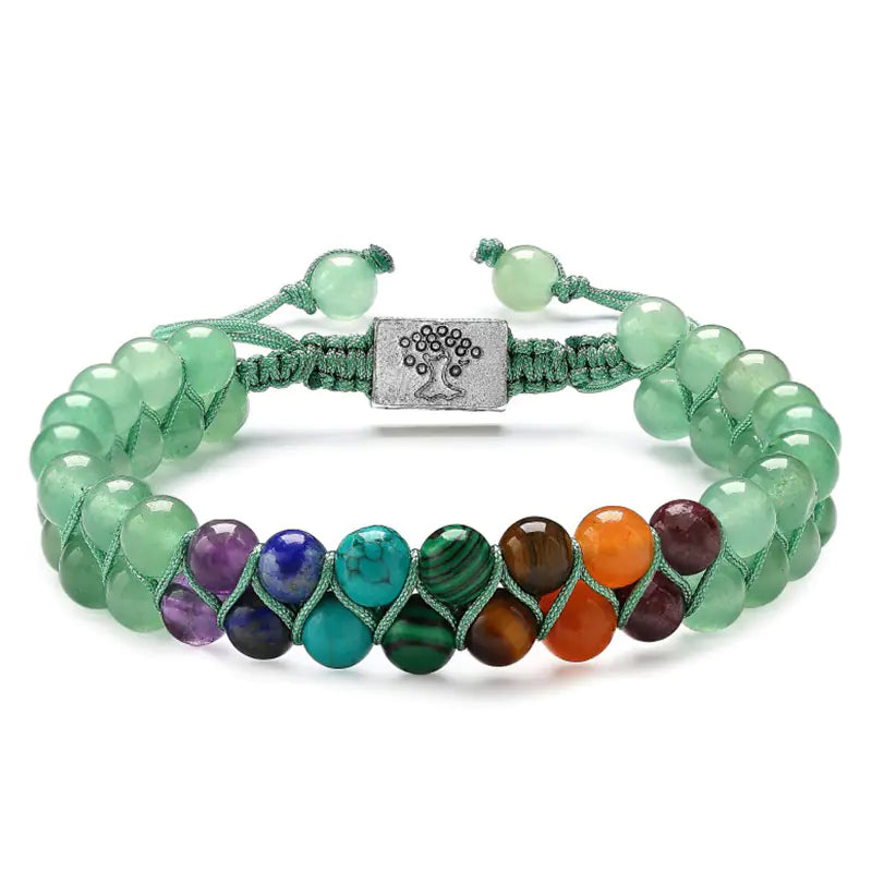 7 Chakra Double Layer Bracelet