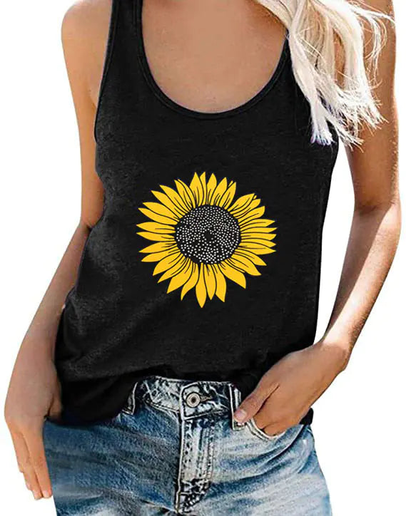 Sunflower Tank Top
