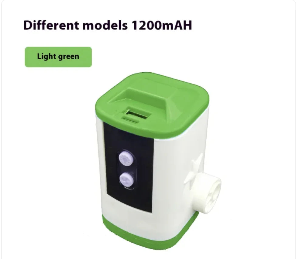 Camping Electric Air Pump with Light