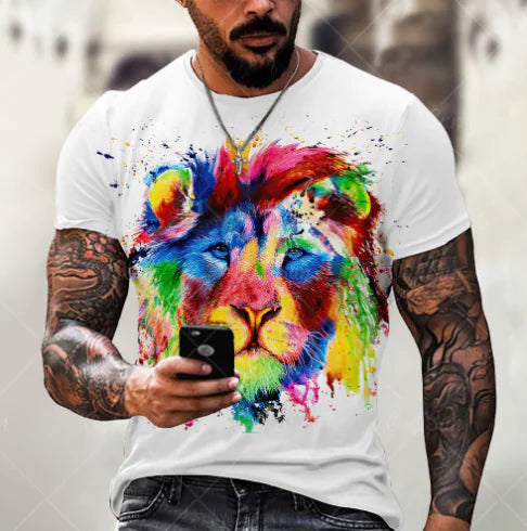 Lion Print T-Shirt