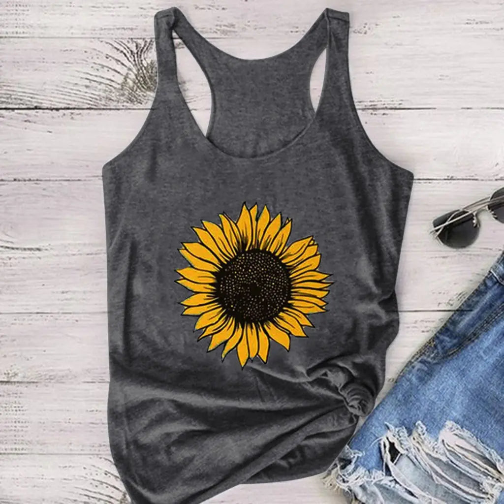 Sunflower Tank Top
