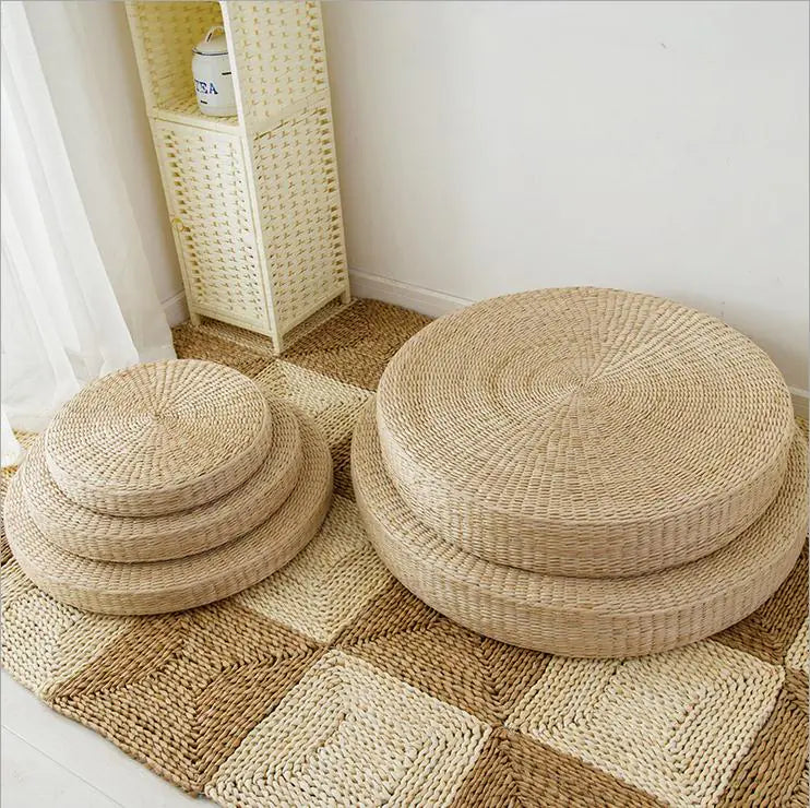 Natural Straw Tatami Seat