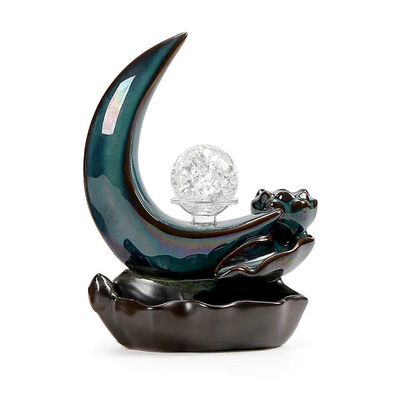 Incense Burner with Moon Design