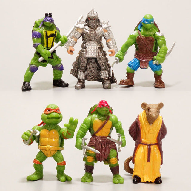 Ninja Turtles Model Toys - 6 Piece Set