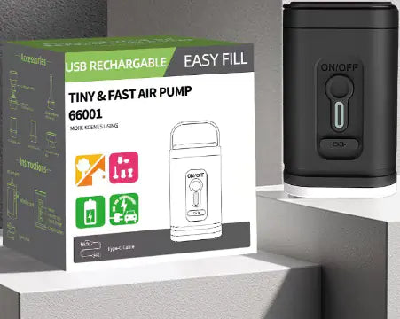 Camping Electric Air Pump with Light