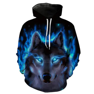 Wolf 3D Hoodie
