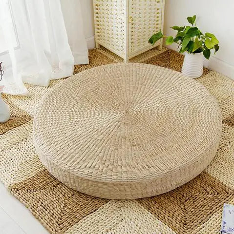 Natural Straw Tatami Seat