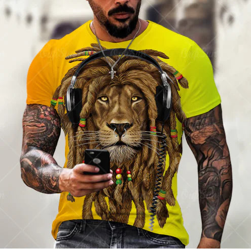 Lion Print T-Shirt