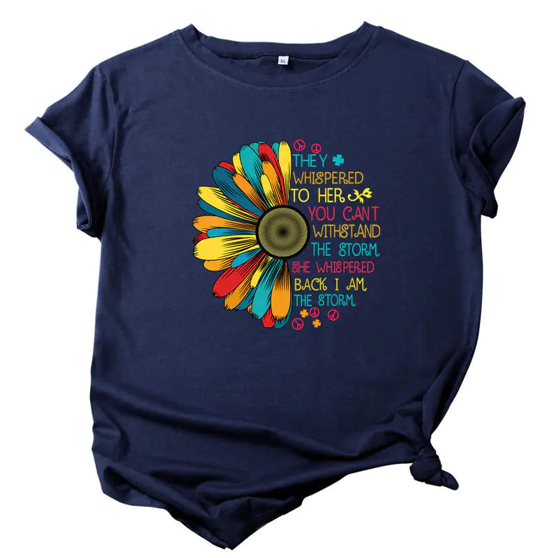Sunflower Print T-Shirt