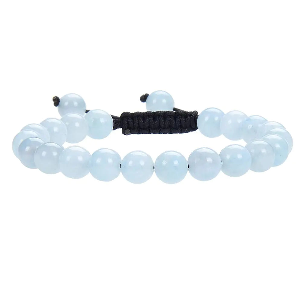 Natural 8mm Healing Crystals Stretch Bracelet