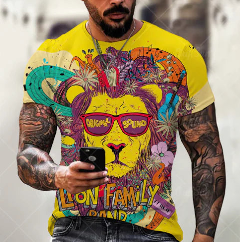 Lion Print T-Shirt