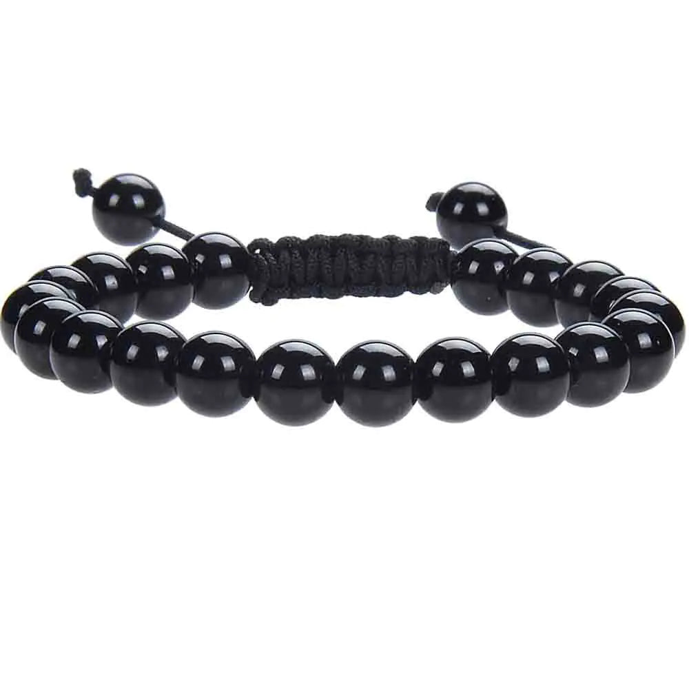 Natural 8mm Healing Crystals Stretch Bracelet