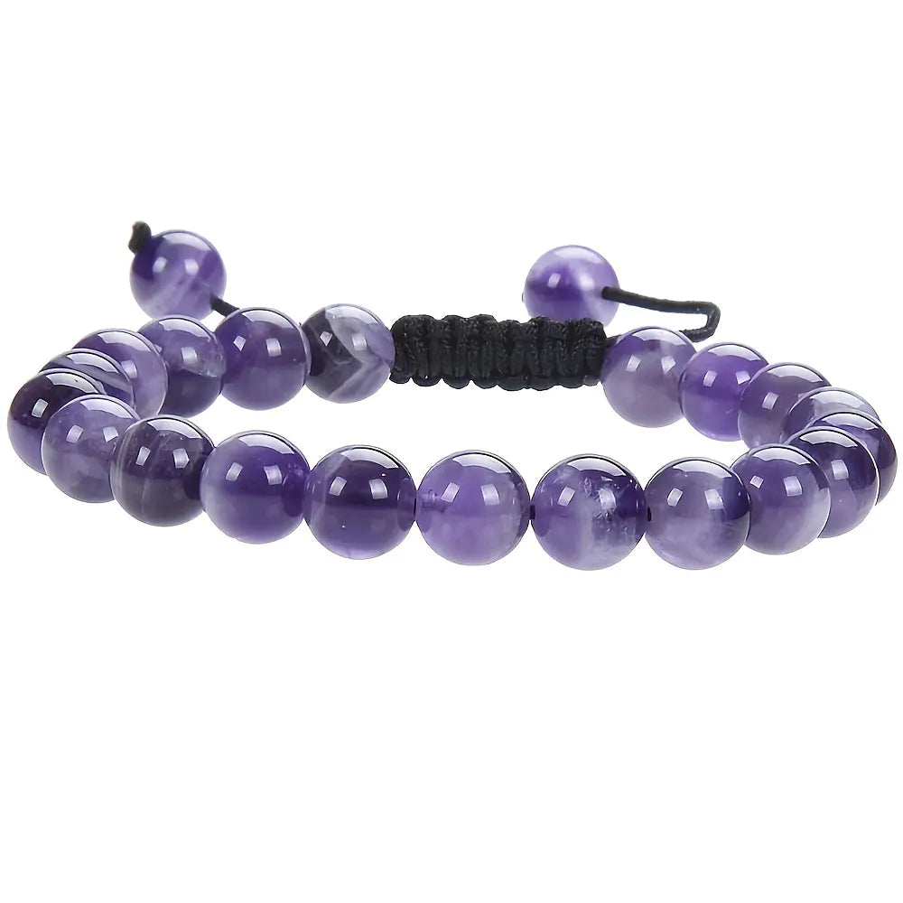 Natural 8mm Healing Crystals Stretch Bracelet