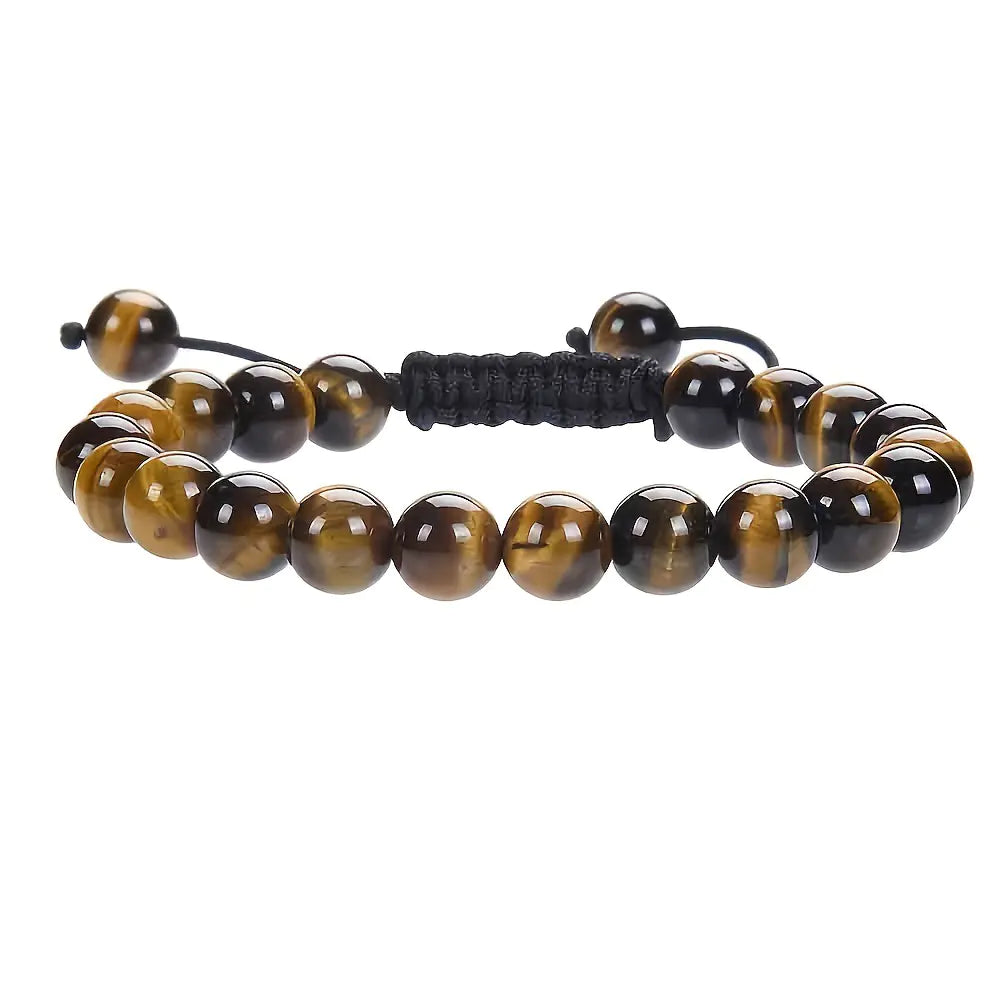 Natural 8mm Healing Crystals Stretch Bracelet