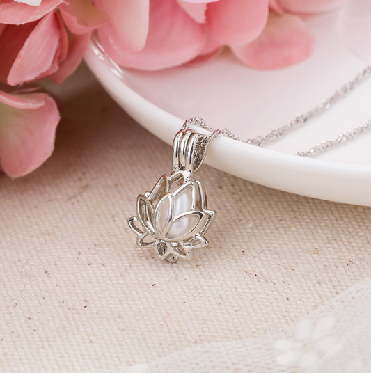 Luminous Lotus Flower Necklace