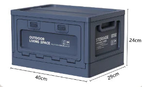 Camping Storage Box with Folding Bench and Chopping Board