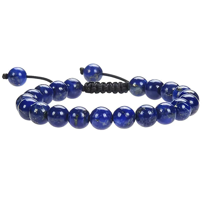 Natural 8mm Healing Crystals Stretch Bracelet