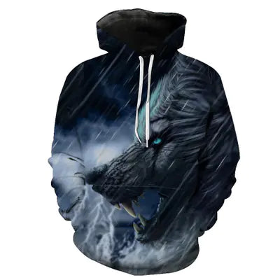 Wolf 3D Hoodie
