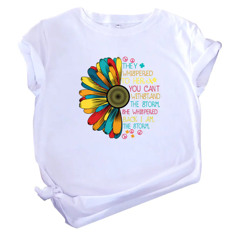 Sunflower Print T-Shirt