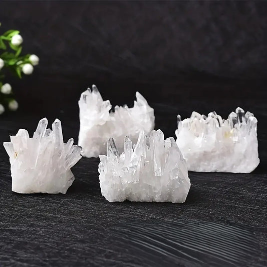 Natural White Crystal Cluster Energy Stone