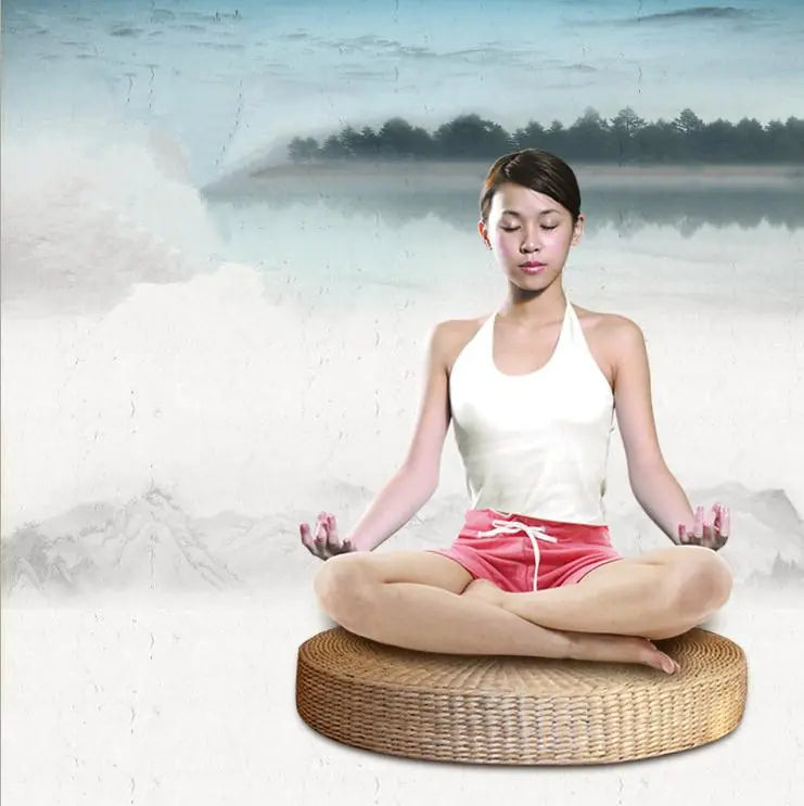 Natural Straw Tatami Seat