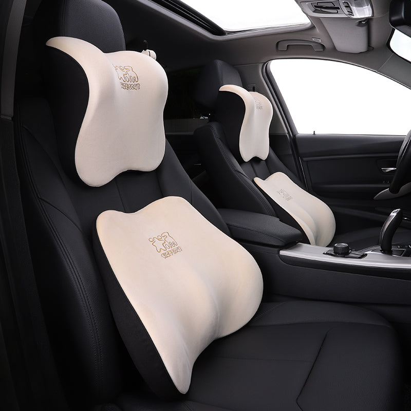 Car Seat Lumbar and Neck Pillows