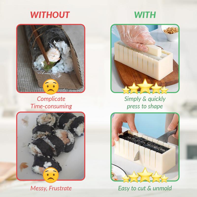 Kit para hacer sushi - Forma de corazón