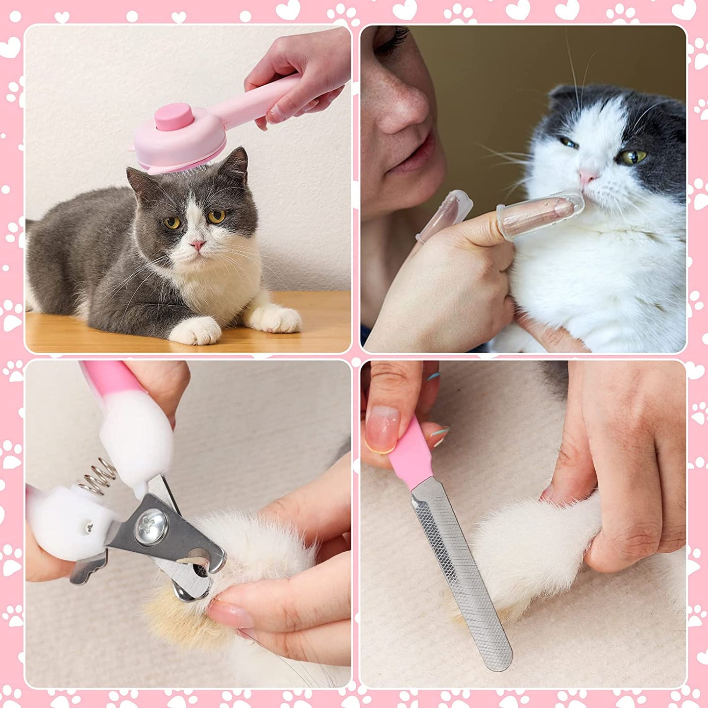 Pet Hair Brush Grooming Set