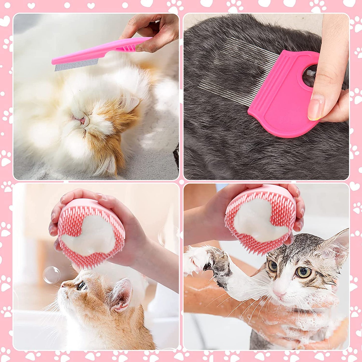 Pet Hair Brush Grooming Set